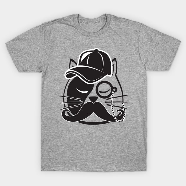 Cat Dad T-Shirt by Hunter_c4 "Click here to uncover more designs"